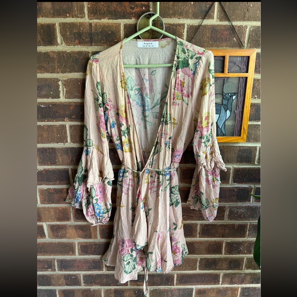 Size 6 Auguste Brand Wrap Dress